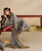 3 Piece - Embroidered Blended Net Suit